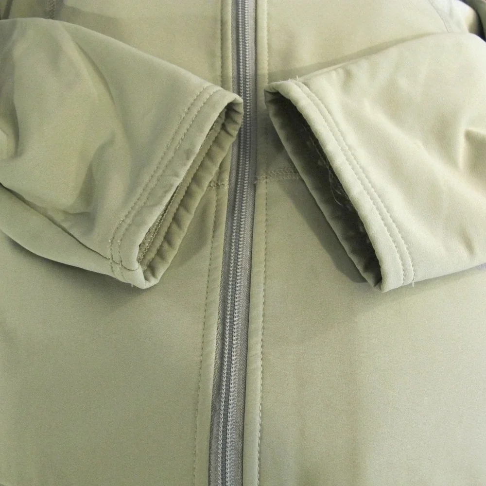 Woolrich Full Zip Softshell‎ Jacket Women's Large Aloe Green Pockets